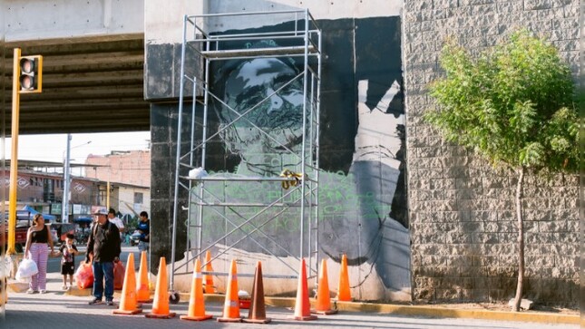 Preparan mural