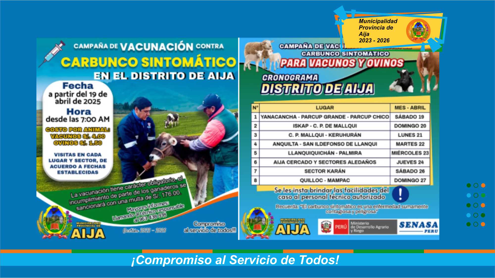 Campaña de Vacunación contra Carbunco Sintomático