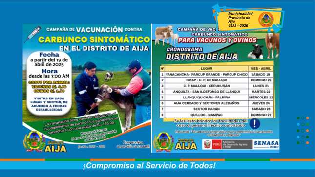 Campaña de Vacunación contra Carbunco Sintomático