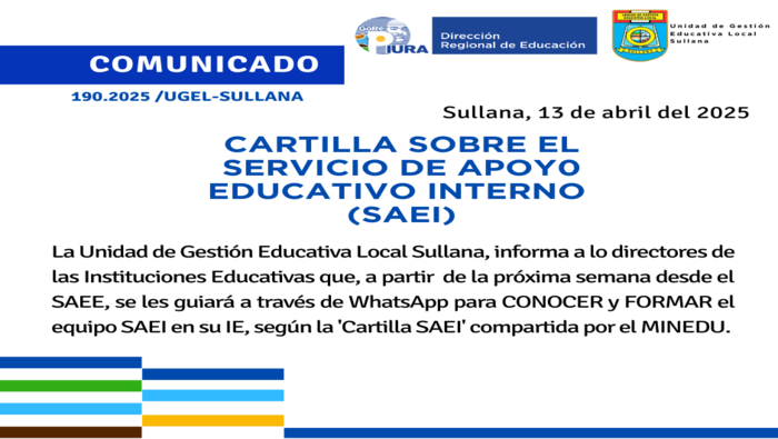 Comunicado N°190-2025
