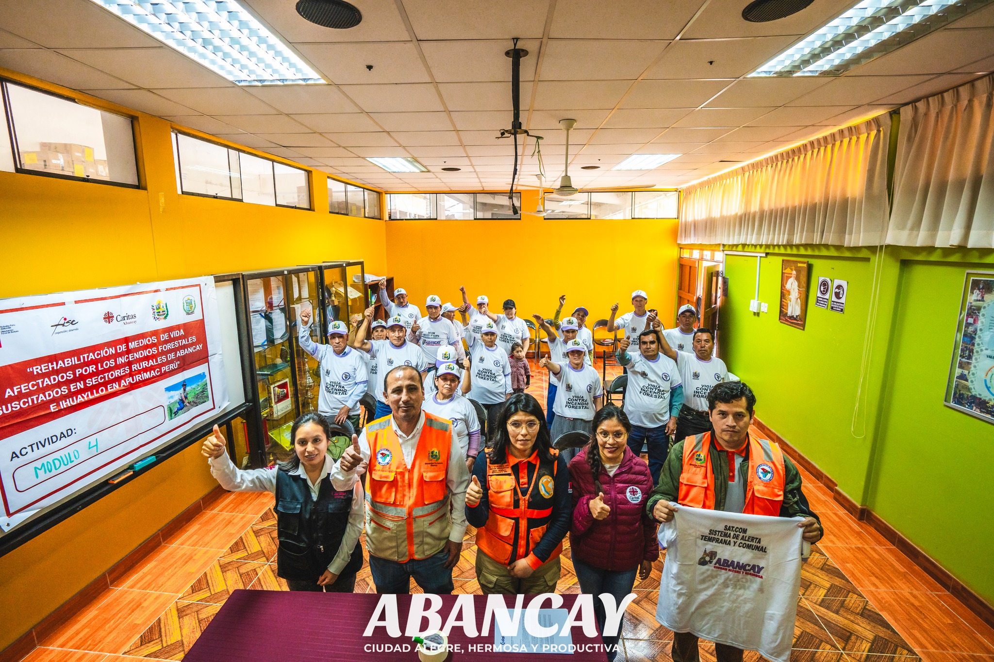 Abancay Fortalece Su Capacidad De Respuesta Ante Emergencias: 22 Vigías Multipeligro Listos Para Proteger A Sus Comunidades.