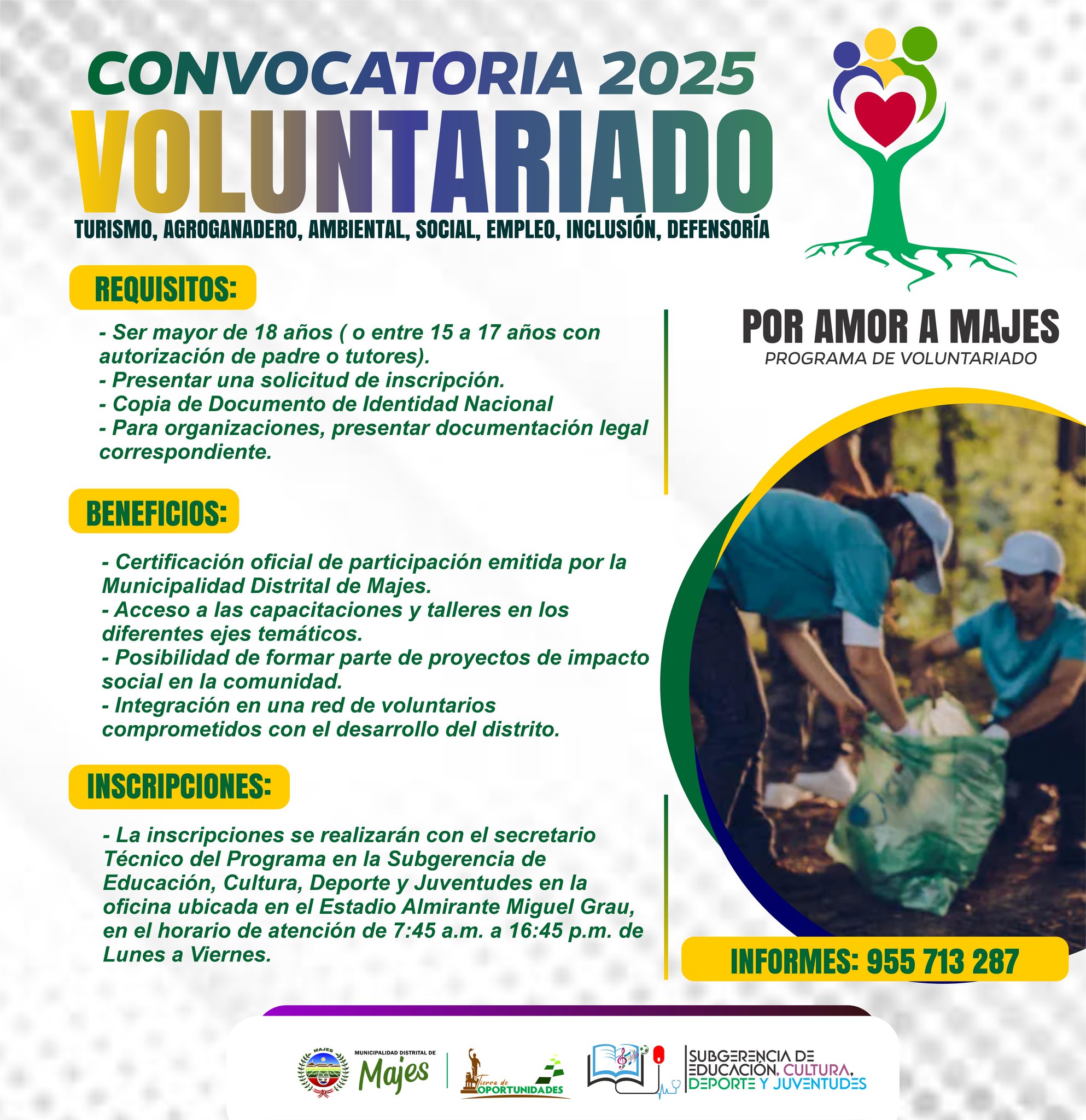 Programa de Voluntariado “Por Amor a Majes”