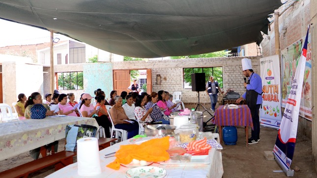 Municipalidad de Huaral brinda sesión demostrativa de platos nutritivos para comedores populares y ollas comunes