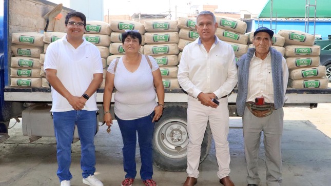 Municipalidad de Huaral brinda sesión entregó donación de materiales de construcción al AA.HH. Lumbra 