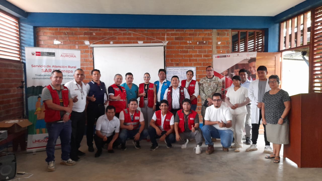 Juntos y autoridades de El Cenepa