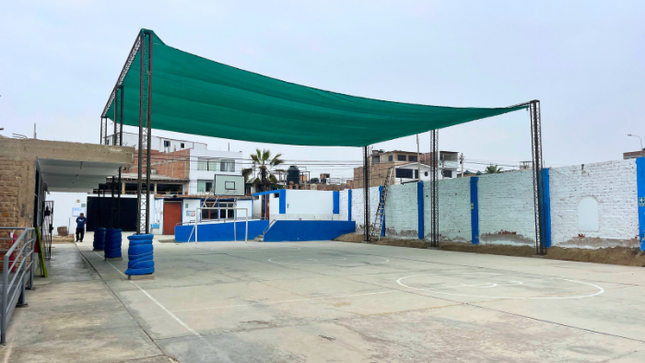 La Municipalidad de San Bartolo mejora la infraestructura del centro educativo para ofrecer espacios más seguros.