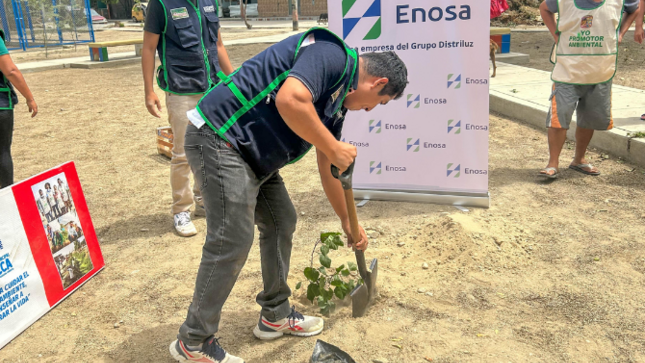Enosa y Municipalidad de Veintiséis de octubre recuperan espacios públicos en A.H. San Sebastián 