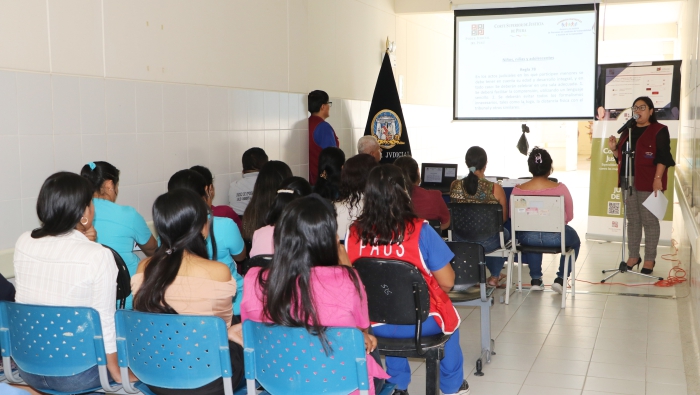 Corte de Piura capacita a personal del Hospital Nuestra Señora de las Mercedes de Paita