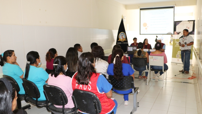 Corte de Piura capacita a personal del Hospital Nuestra Señora de las Mercedes de Paita