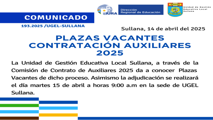 Comunicado N°193-2025