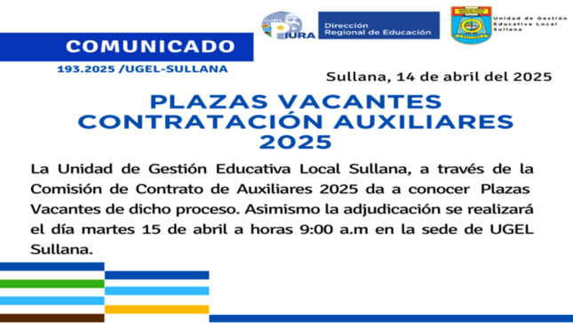 Comunicado N°193-2025