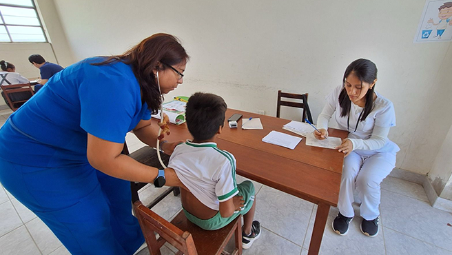 Geresa Lambayeque inició jornada integral de salud por metales pesados en caserío Eureka