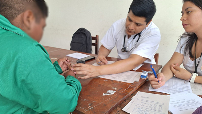 Geresa Lambayeque inició jornada integral de salud por metales pesados en caserío Eureka