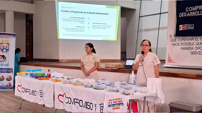Capacitan a personal de salud en alimentación saludable para combatir anemia infantil y materna