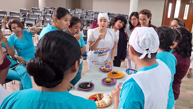 Capacitan a personal de salud en alimentación saludable para combatir anemia infantil y materna