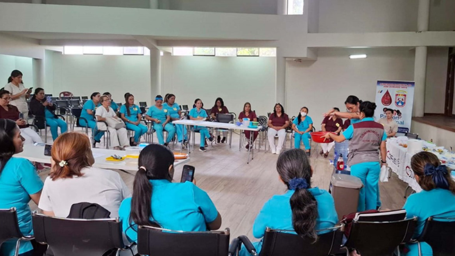 Capacitan a personal de salud en alimentación saludable para combatir anemia infantil y materna