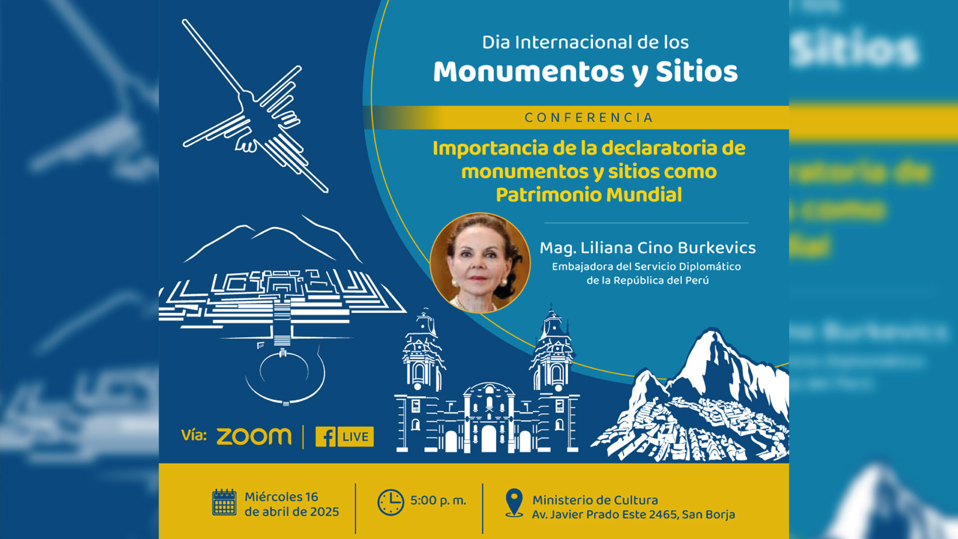 Día de los Monumentos y Sitios 2025: participa de la conferencia sobre la importancia de formar parte del Patrimonio Mundial
