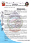 Vista preliminar de documento Resolucion de Alcaldia N° 052-2025-MDI