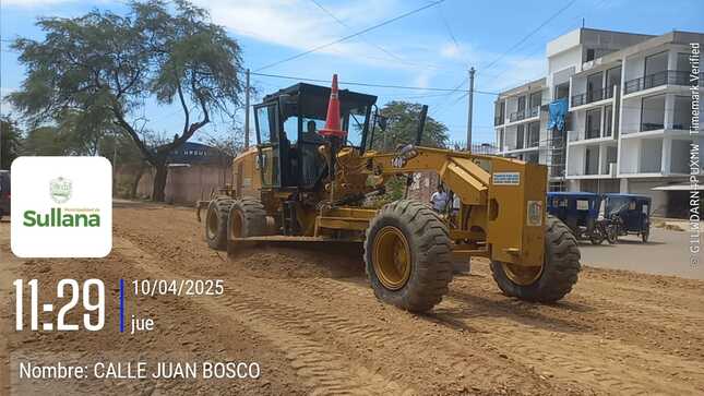 Municipalidad realiza mantenimiento en avenida Don Bosco  