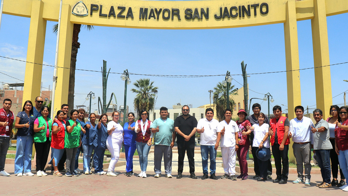 Exitosa Campaña Médica Gratuita se realizo en la Plaza Mayor de San Jacinto