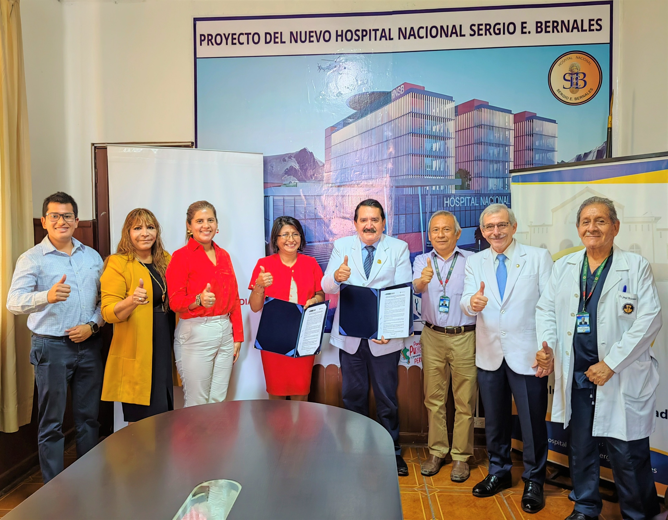 Hospital Nacional Sergio E. Bernales y Universidad Peruana Cayetano Heredia y firman convenio de colaboración institucional