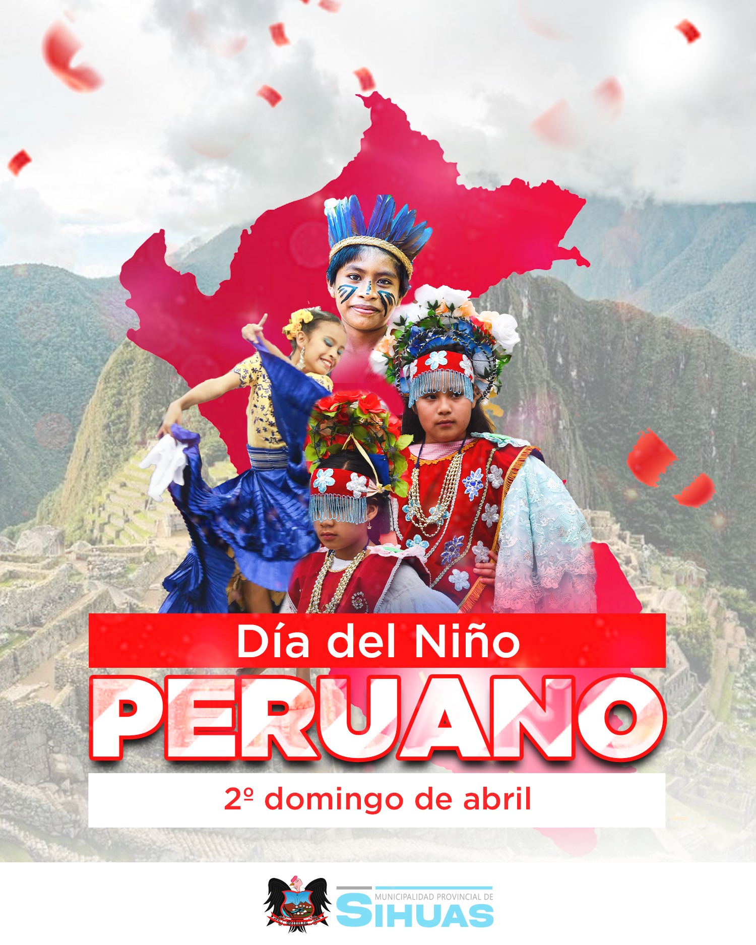 👧🏽👦🏾 Día del Niño Peruano | 2.º domingo de abril
Desde la Municipalidad Provincial de Sihuas saludamos con especial cariño a todas las niñas y niños de nuestro Perú, en especial a quienes crecen con ilusión en cada rincón de nuestra provincia.
Sigamos trabajando juntos por un entorno donde cada niña y niño pueda desarrollarse con amor, respeto y esperanza.
Porque invertir en la niñez es construir el presente y asegurar un mejor futuro. 💙