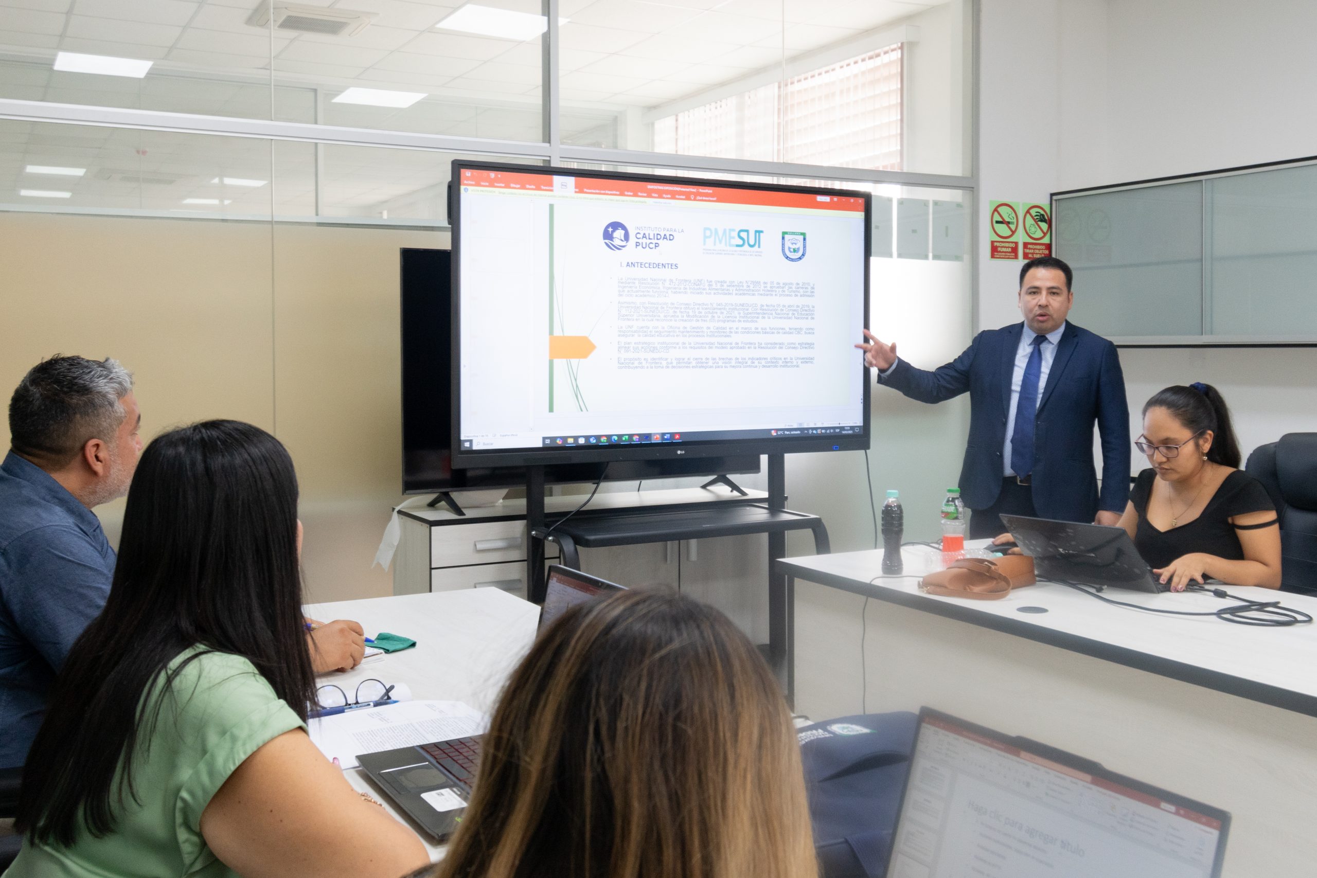 Universidad Nacional de Frontera participa en programa para mejorar la gestión administrativa universitaria