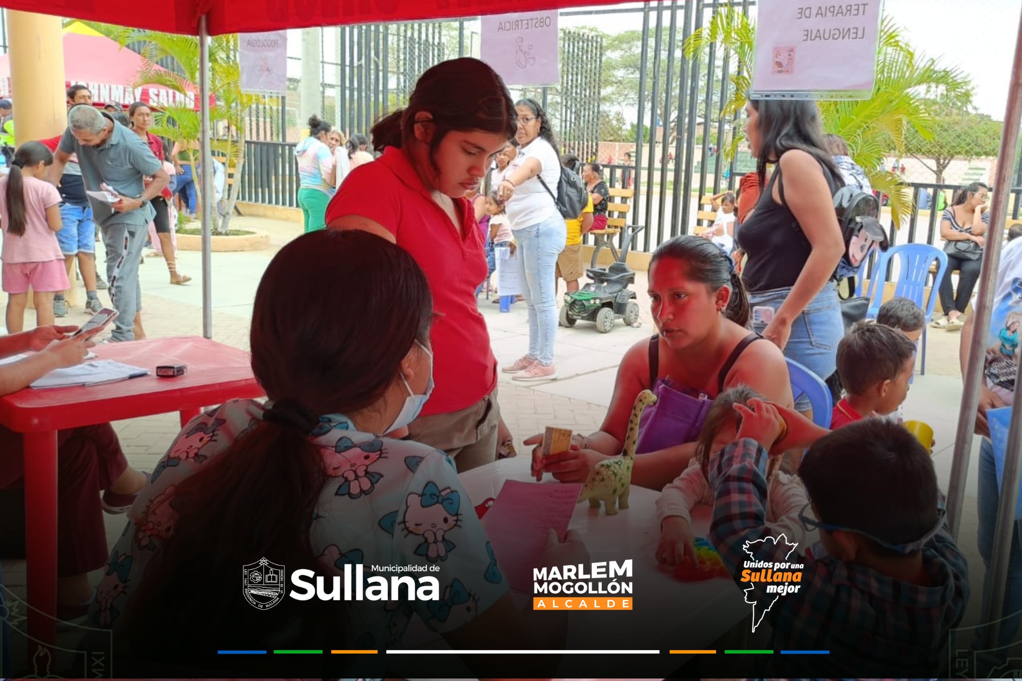 Municipalidad Provincial de Sullana realiza exitosa campaña médico-pediátrica por el Día del Niño Peruano. 
