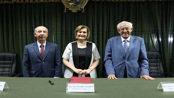 Presidenta del TC Luz Pacheco brindó clase magistral en la Unidad de Posgrado de la Facultad de Derecho de la UNMSM sobre el respeto a la dignidad humana