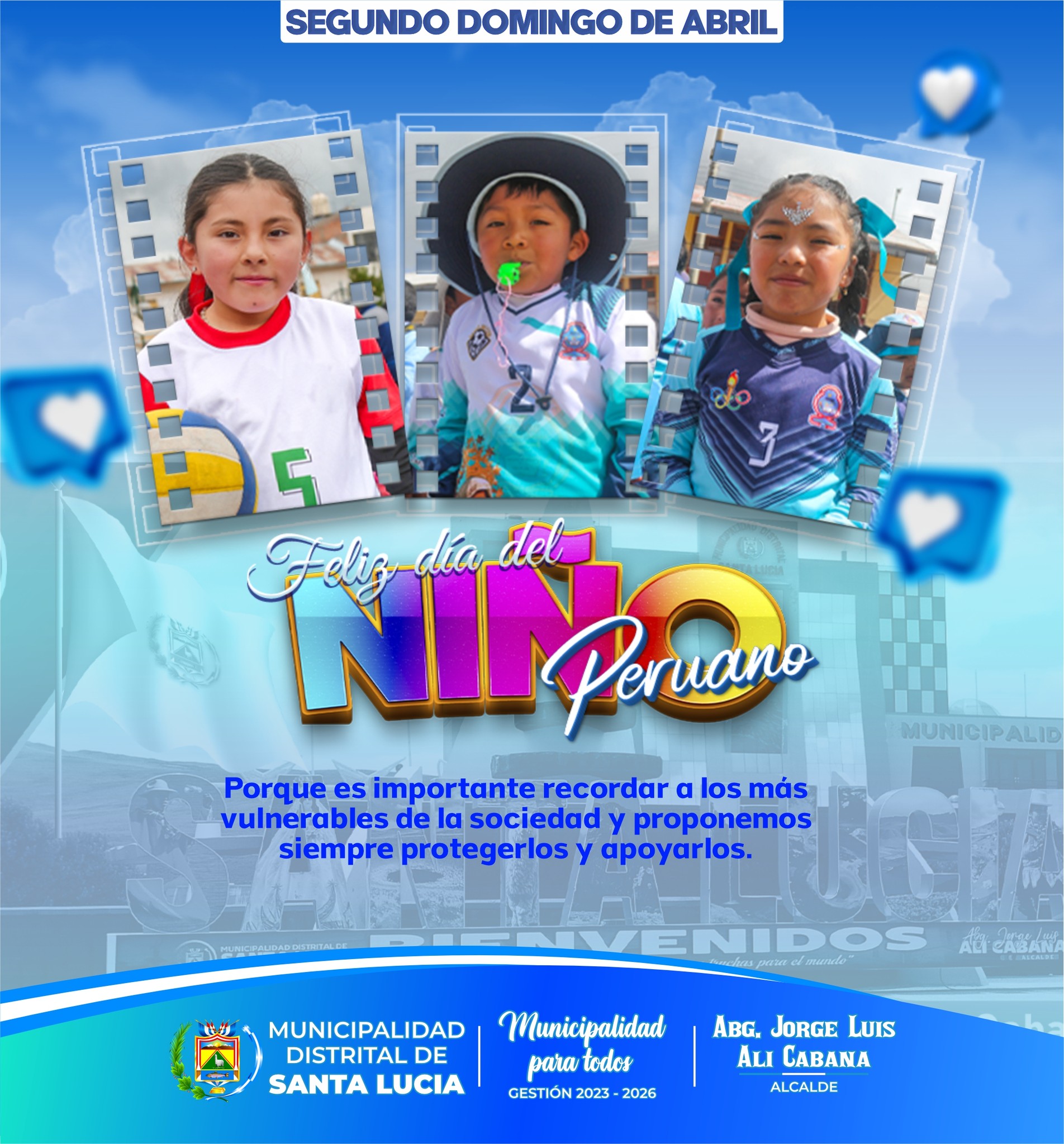 Feliz dia del niño peruano
