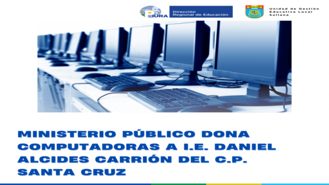 Donacion de computadoras