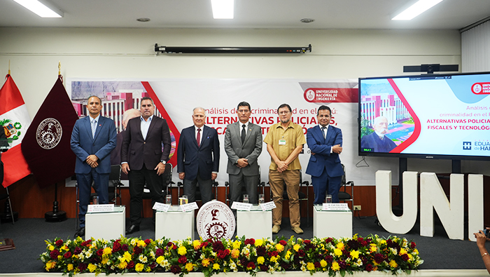 Expertos en tecnología y seguridad se unen en la UNI para combatir el crimen organizado en el Perú