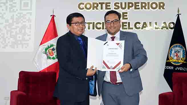 Jurista Dante Botton Girón fue el expositor del ciclo de conferencias en la especialidad laboral por el 64° aniversario de la Corte del Callao
