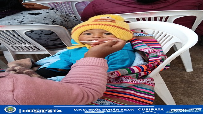 Sesi贸n demostrativa en la Comunidad campesina de Paucarpata, promueve el consumo de alimentos ricos en Hierro para combatir la Anemia.
