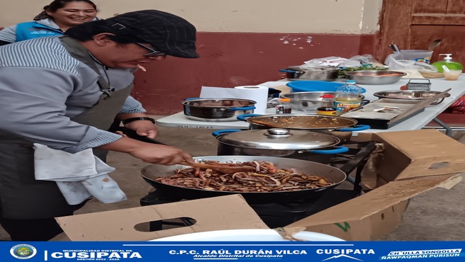 Sesi贸n demostrativa en la Comunidad campesina de Paucarpata, promueve el consumo de alimentos ricos en Hierro para combatir la Anemia.