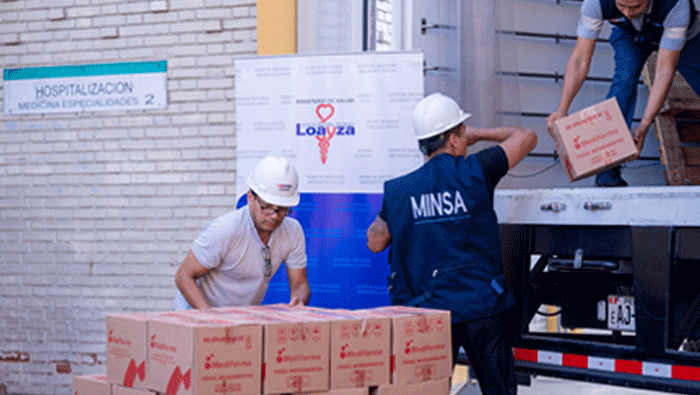 Cenares distribuye cloruro de sodio 0,9% a las unidades ejecutoras de Lima y regiones