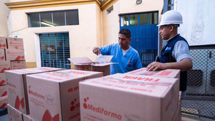 Cenares distribuye cloruro de sodio 0,9% a las unidades ejecutoras de Lima y regiones