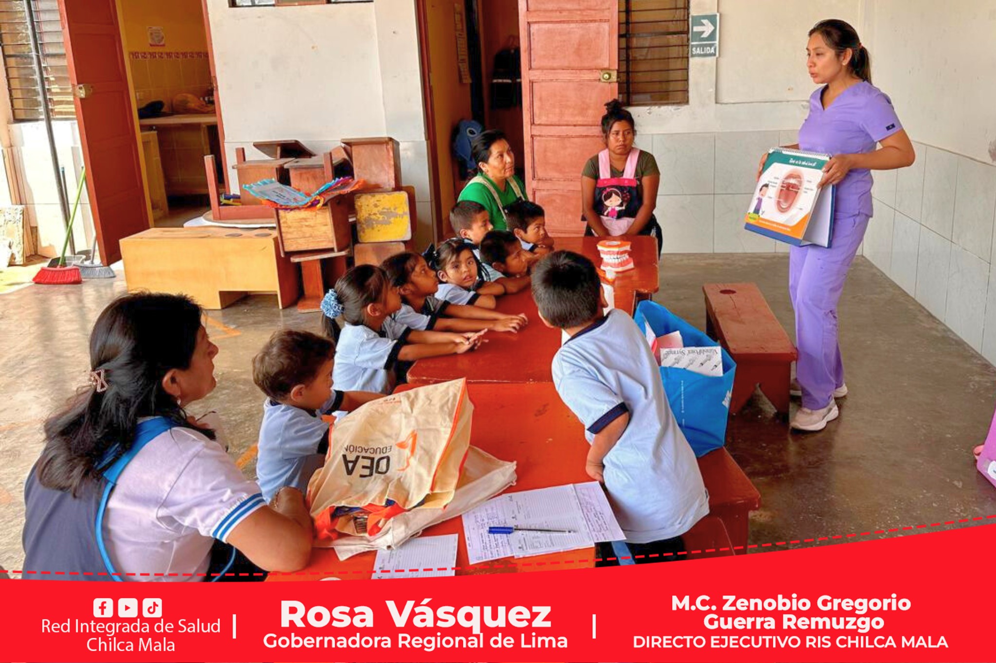RIS Chilca Mala promueve la salud bucal en el marco del Día Nacional de la Promoción y Protección Bucal Infantil
