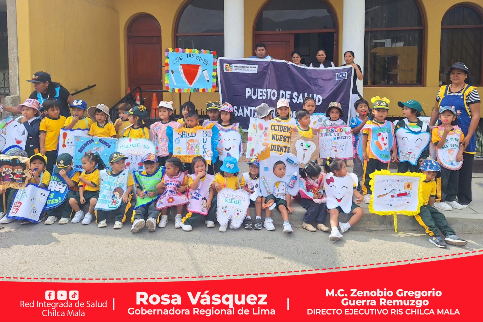 RIS Chilca Mala promueve la salud bucal en el marco del Día Nacional de la Promoción y Protección Bucal Infantil