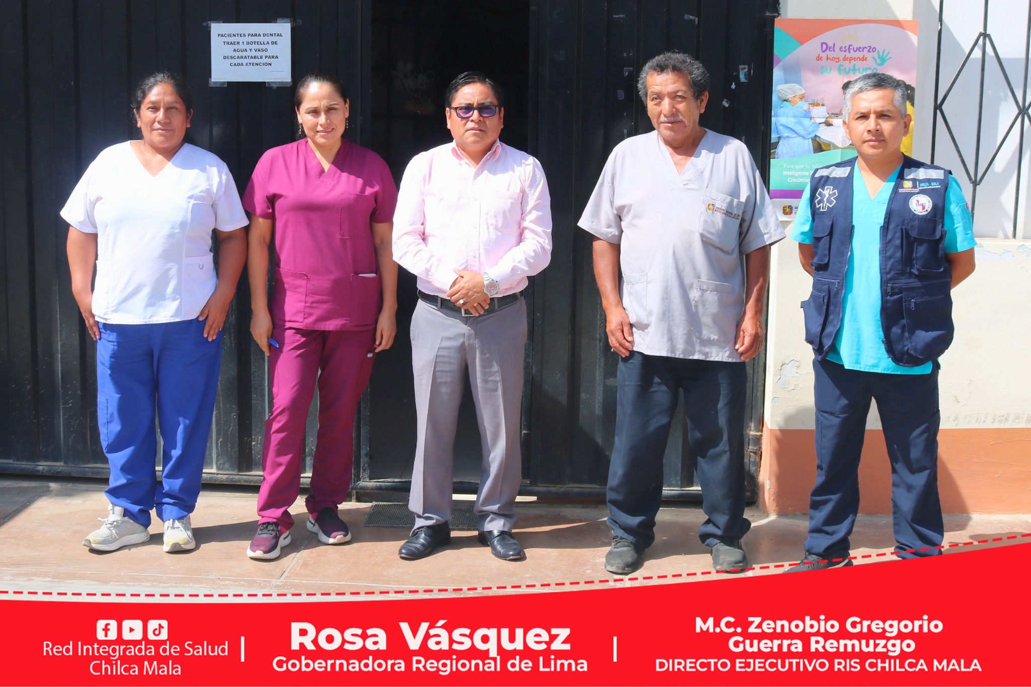 RIS Chilca Mala supervisa atenciones en el puesto de salud de Calango
