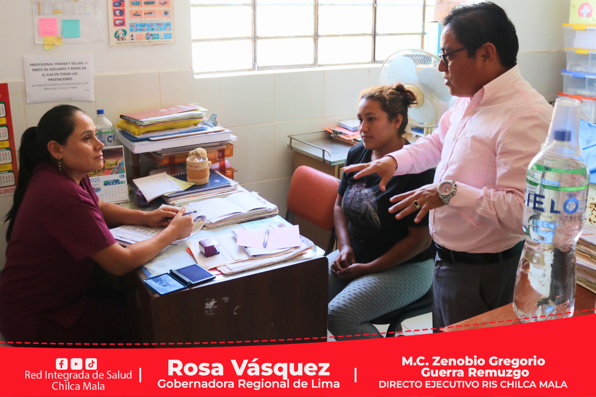 RIS Chilca Mala supervisa atenciones en el puesto de salud de Calango