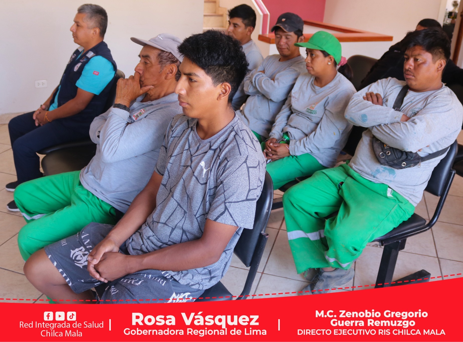 RIS Chilca Mala capacita en primeros auxilios a personal de la Municipalidad Distrital de Calango
