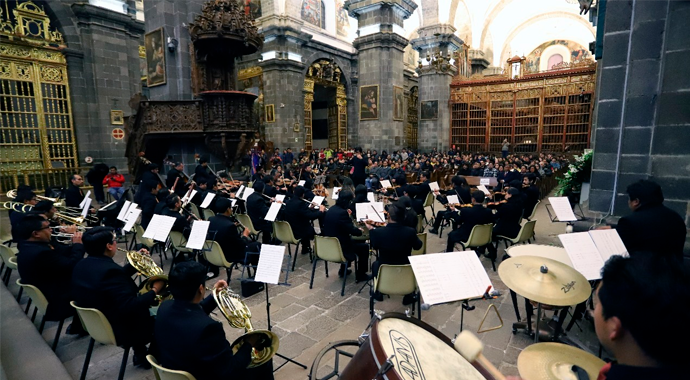 Orquesta Sinfónica del Cusco en la Catedral