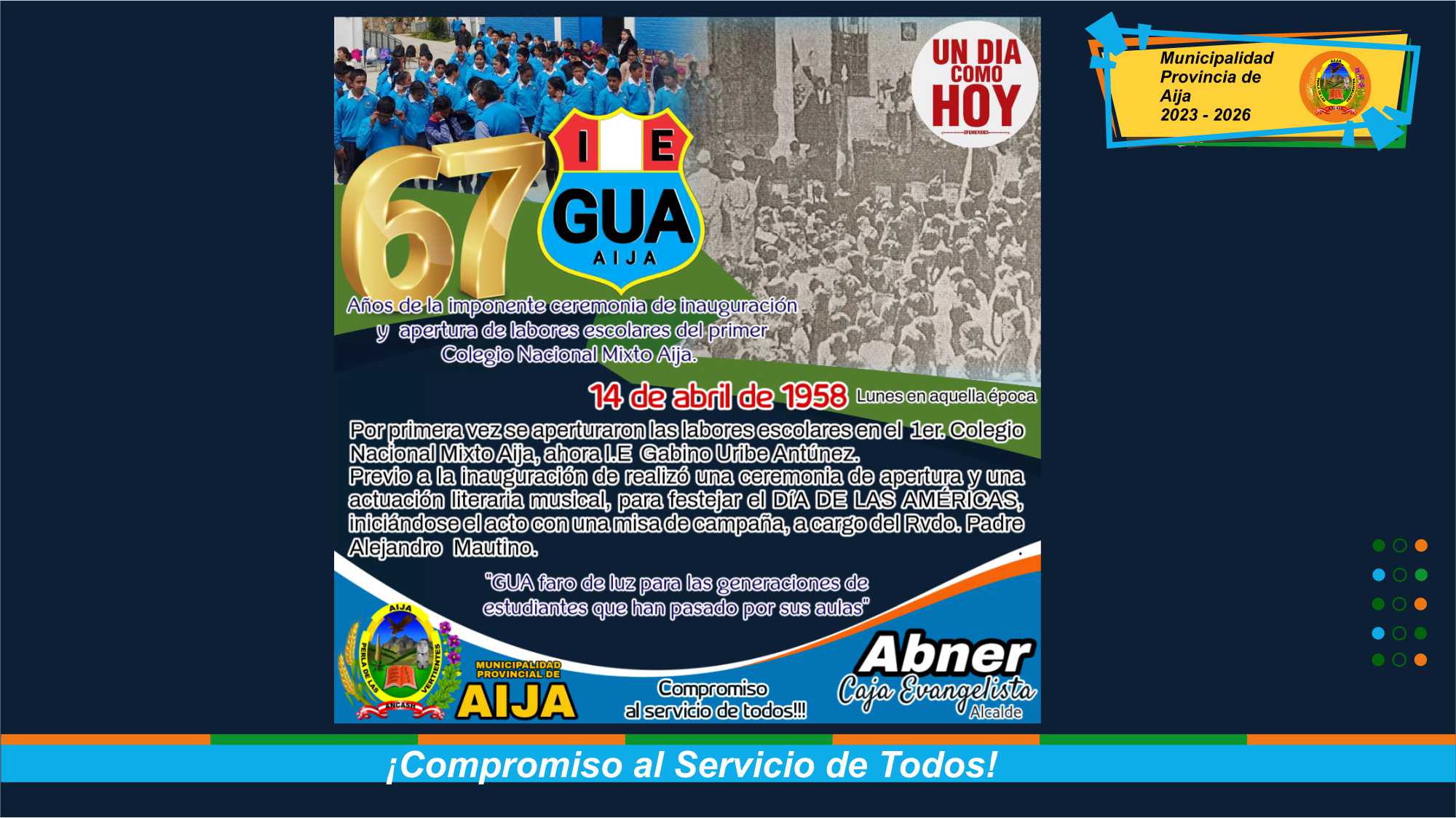 Efemerides Hoy Un 14 de abril de 1958