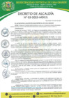 Vista preliminar de documento Decreto de Alcaldía 003-2025