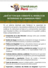 Vista preliminar de documento ¿Qué es y en que consiste el modelo de integridad de Llamkasun Perú