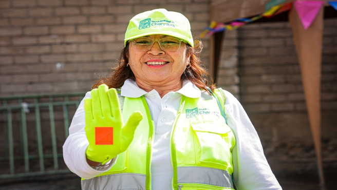 Felices por su trabajo en favor de la comunidad