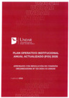 Vista preliminar de documento PLAN OPERATIVO INSTITUCIONAL ANUAL ACTUALIZADO (POI) 2025