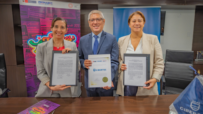 Cibertec se une a la estrategia Aliado por la Educación del Pronabec para entregar becas a finalistas de Beca 18