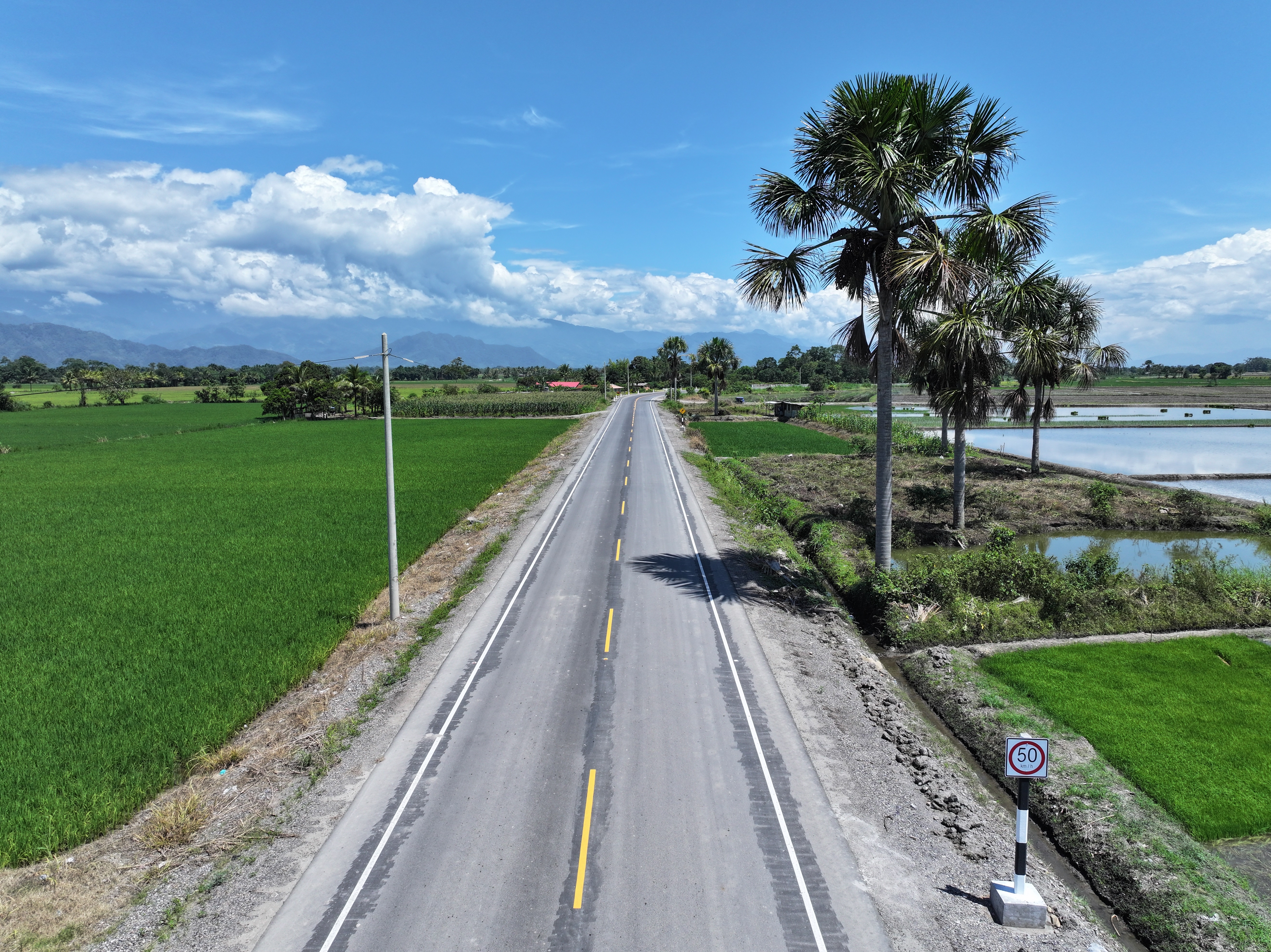 asfaltado de la carretera Nueva Cajamarca - San Fernando - Yuracyacu 